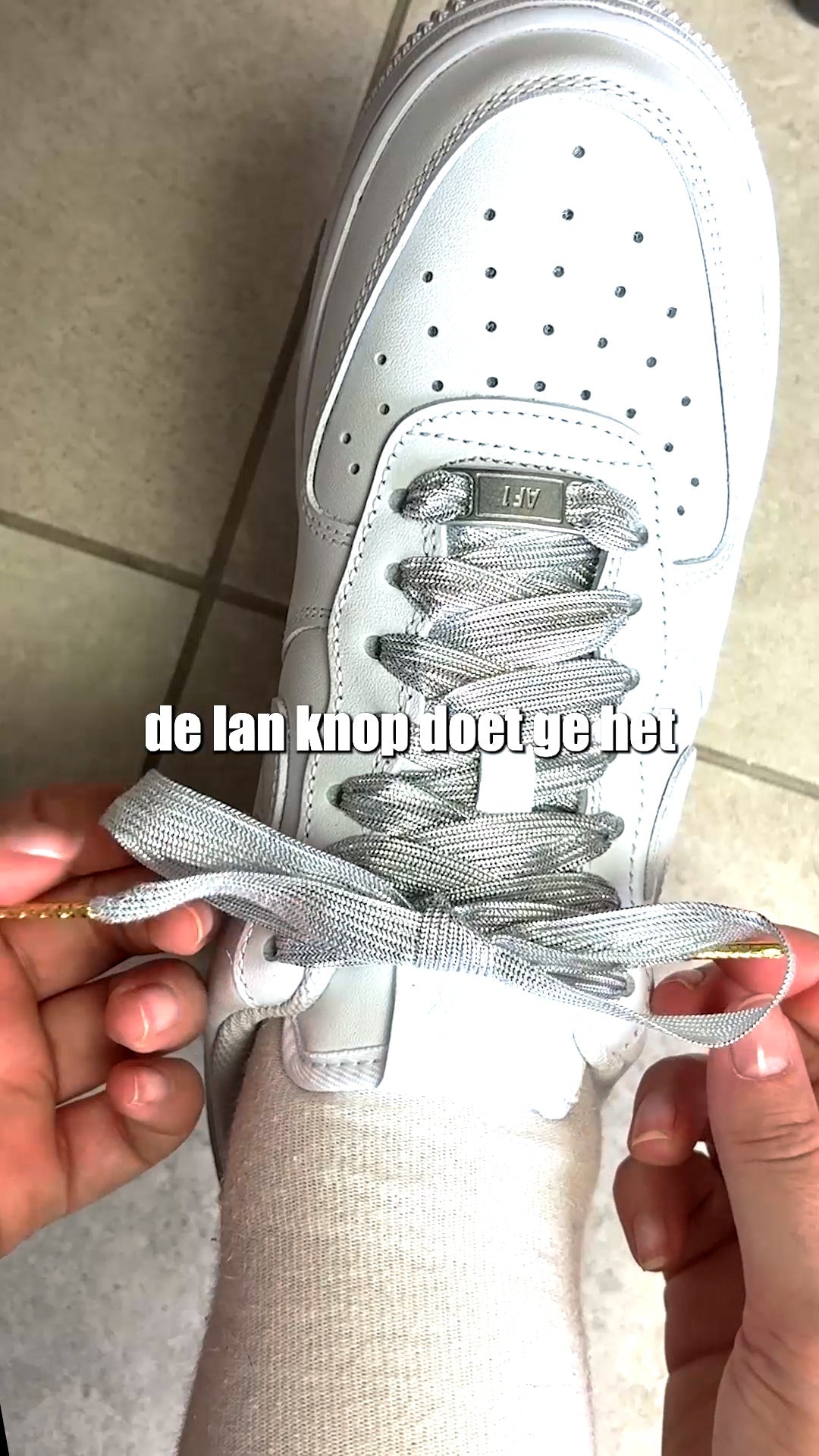 De beste manier om je veters te strikken