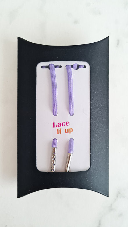 Lavender Loop – ronde veters in lila