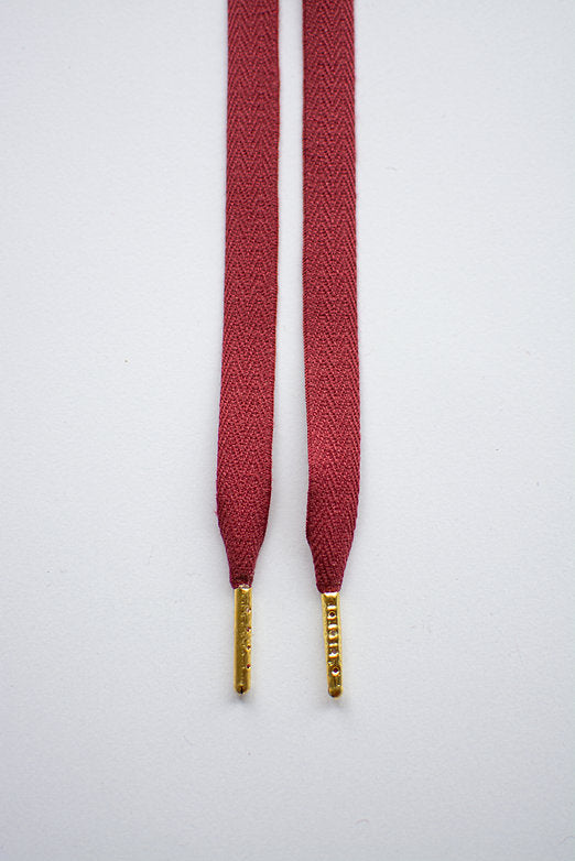Schoenveters - uni bordeaux rood