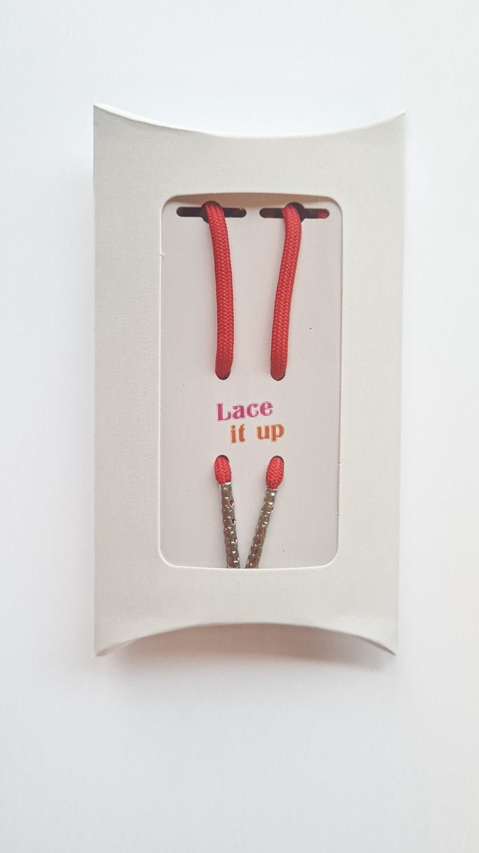 Cherry Pop – ronde fijne veters rood