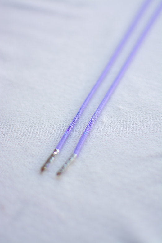Lavender Loop – ronde veters in lila