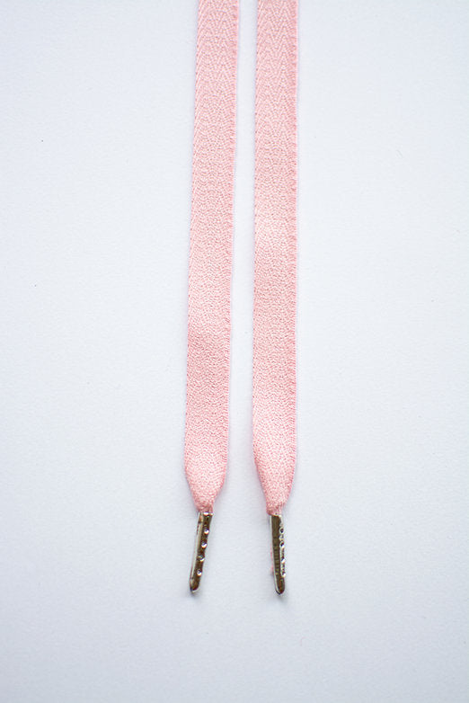Schoenveters - uni licht roze