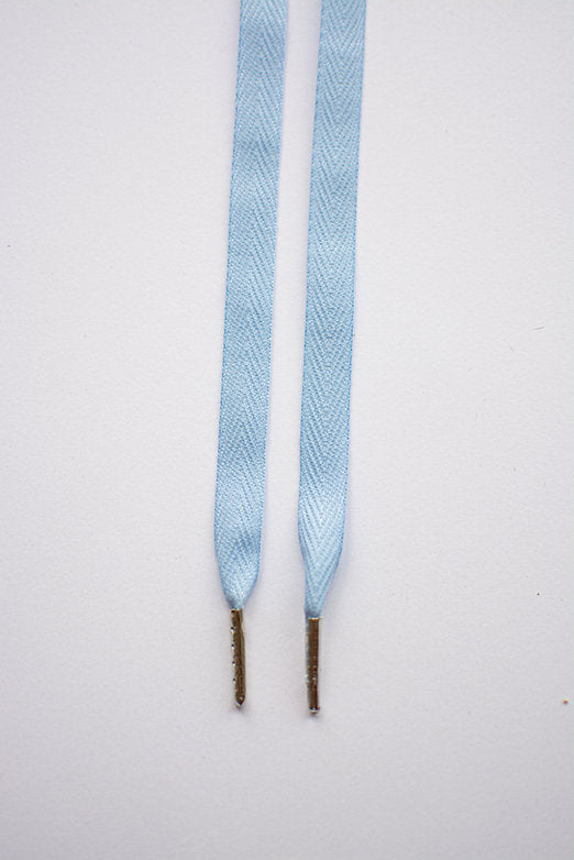 Schoenveters - uni licht blauw