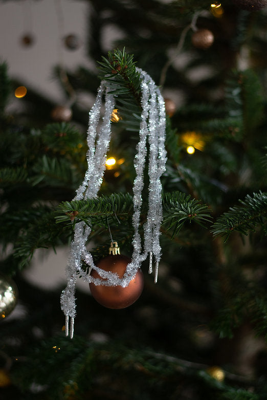 Schoenveters zilver - slinger