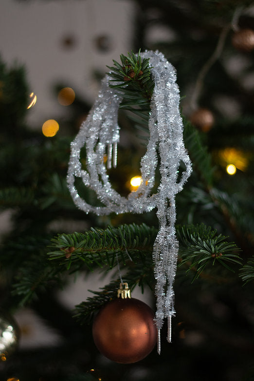 Schoenveters zilver - slinger