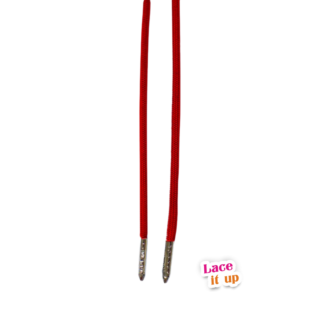 Cherry Pop – ronde fijne veters rood