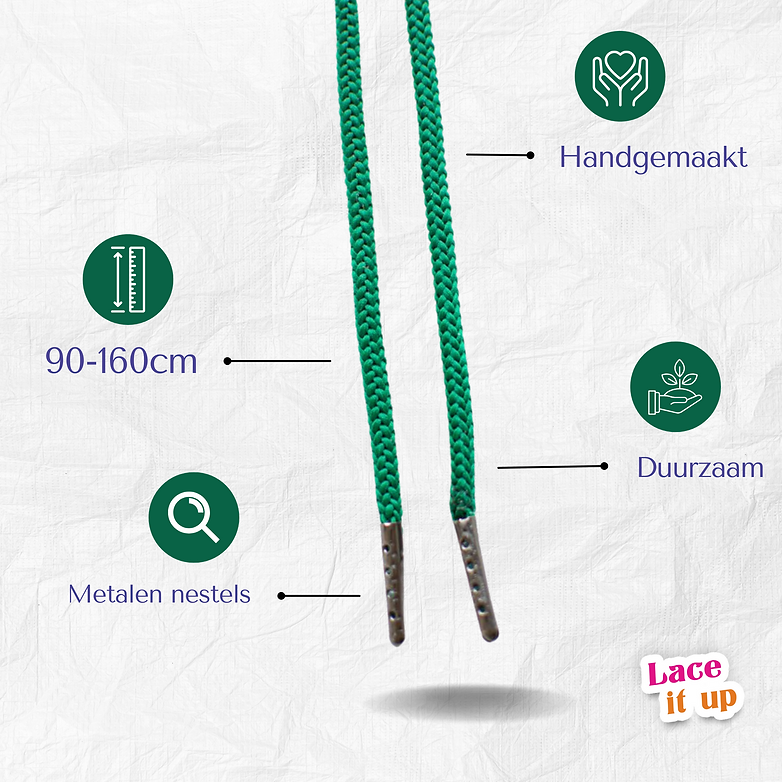 Forest Flow – ronde koordveters groen