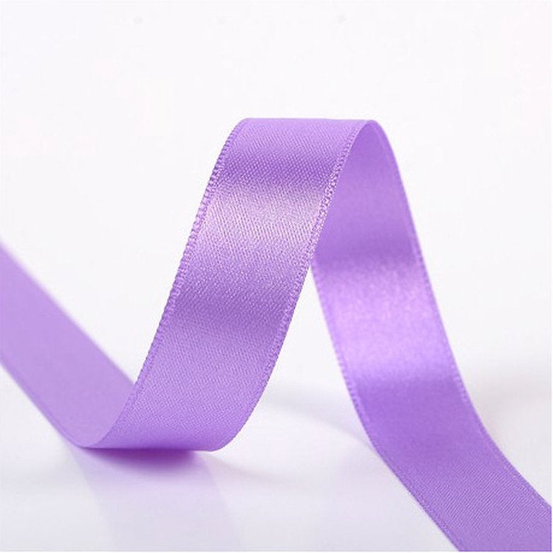 Lavender Luxe – platte satijnen veters lila paars