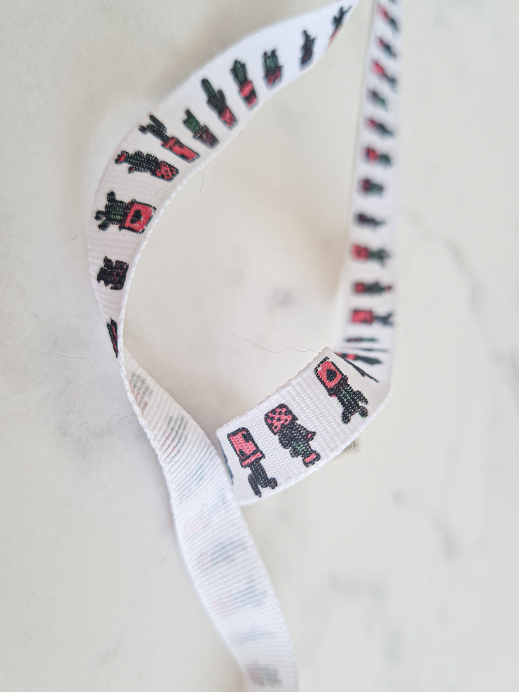 Schoenveters plat uni wit met cactussen