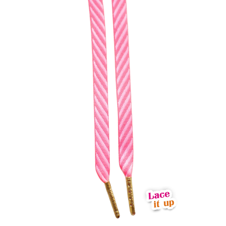 Candy Crush – platte veters fuchsia streepjes