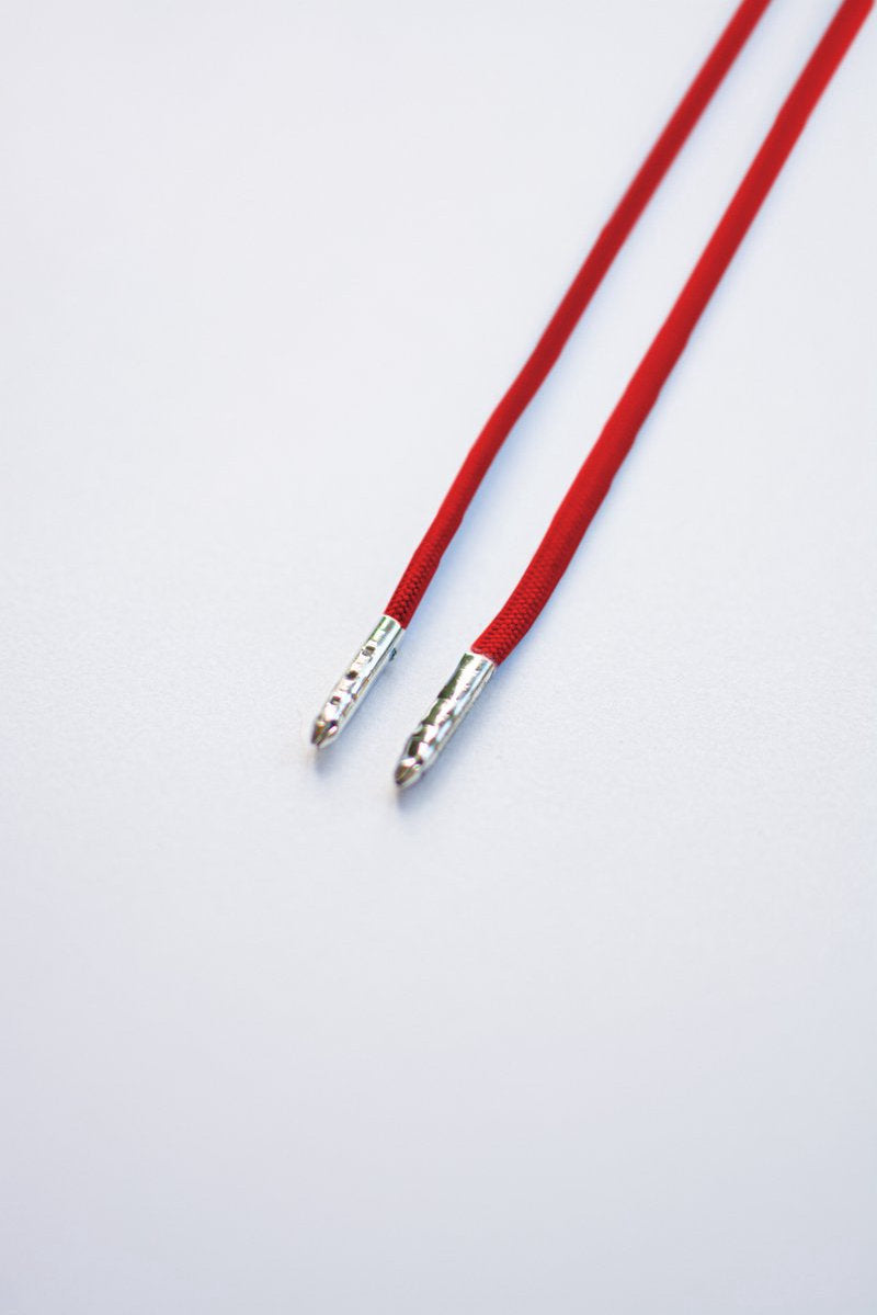 Cherry Pop – ronde fijne veters rood