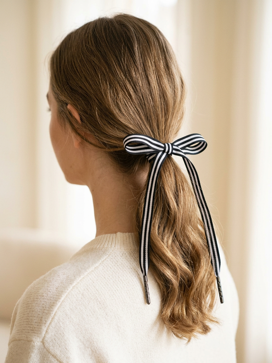 Zebra Steps - Platte veters zwart wit gestreept
