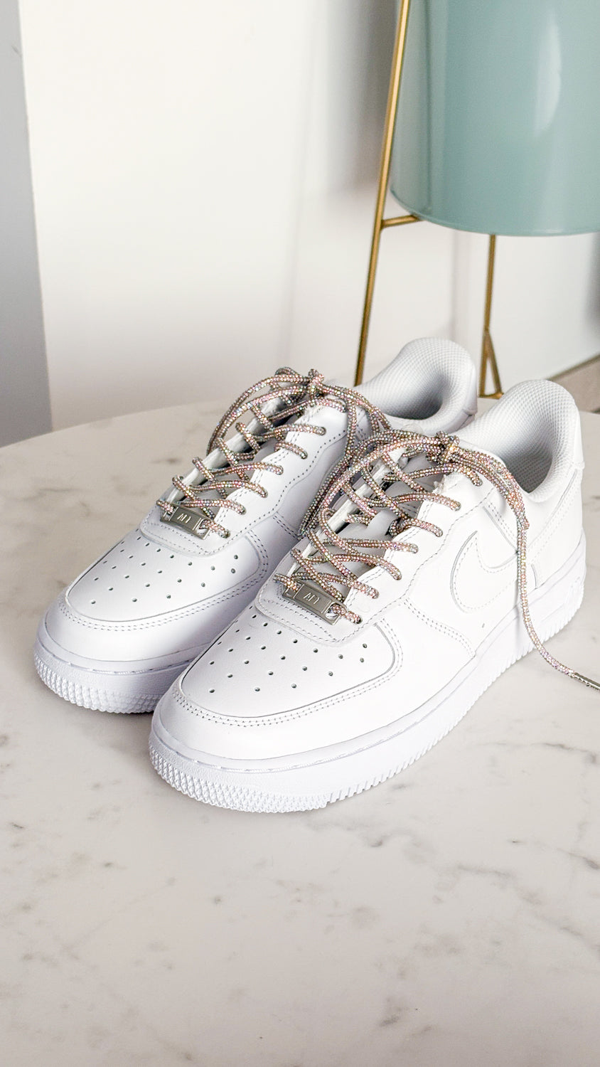Diamond Kicks - Ronde veters met strass