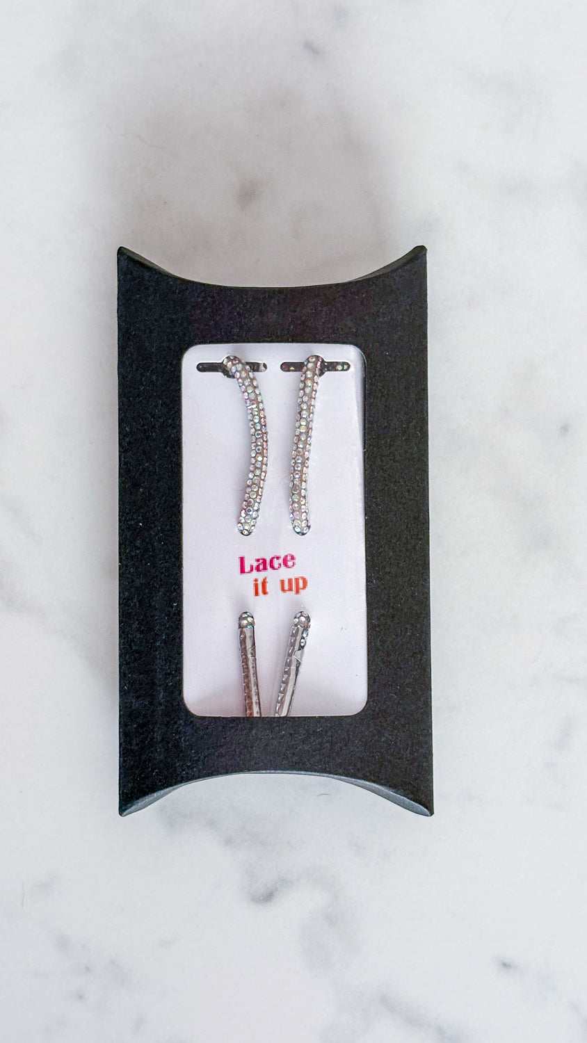 Diamond Kicks - Ronde veters met strass