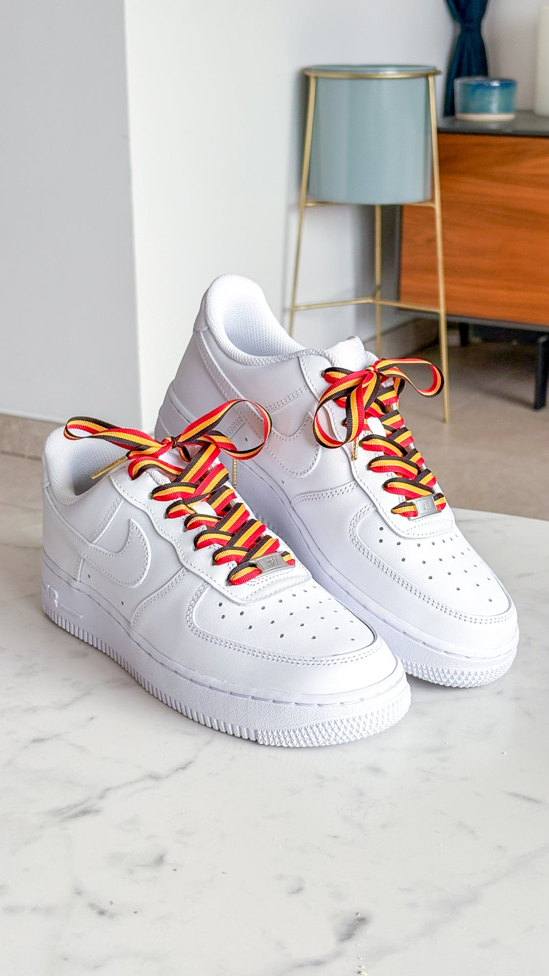 Belgian Bold – sneaker-veters in zwart-geel-rood