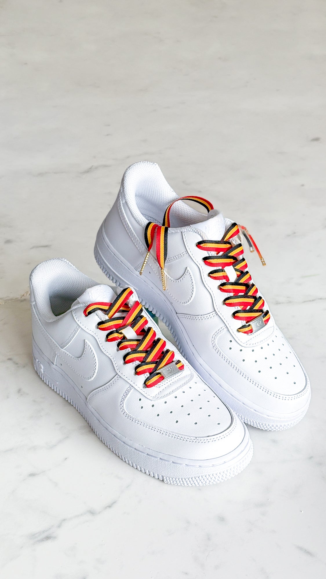 Belgian Bold – sneaker-veters in zwart-geel-rood