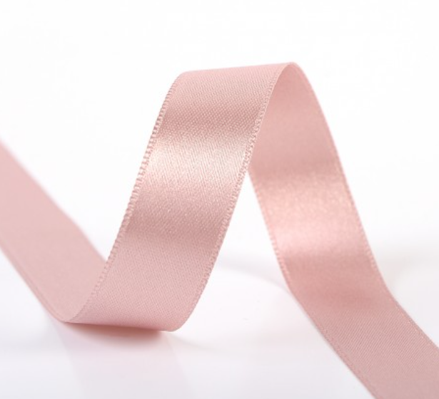 Dusty Rose Luxe – Satijnen veters oudroze