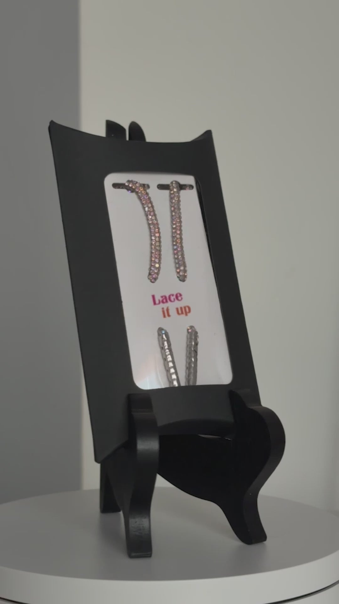Diamond Kicks - Ronde veters met strass